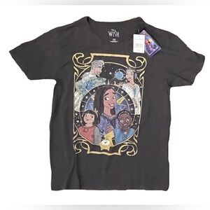 Disneys Wish Charcoal t shirt size large